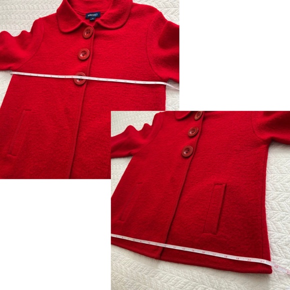 Splend’or Boiled Wool Jacket Bell Sleeves Size Medium - Picture 12 of 16